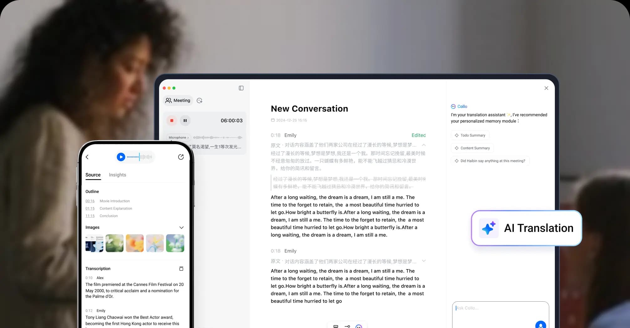 Hi Translate app showcase