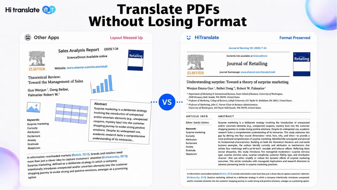 PDF translation solution comparison
