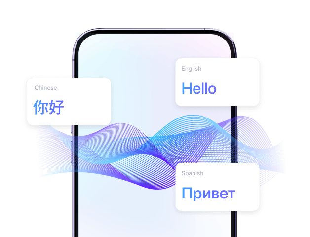 Translate to more than 140 languages